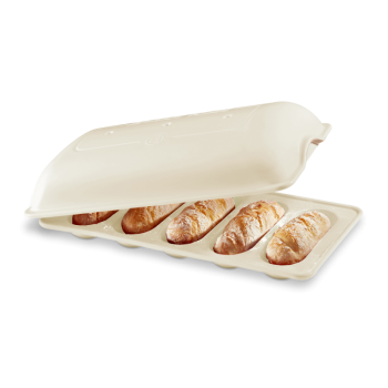 Emile Henry 5 Mini Baguettes Baker Linen 39x23cm / .5L