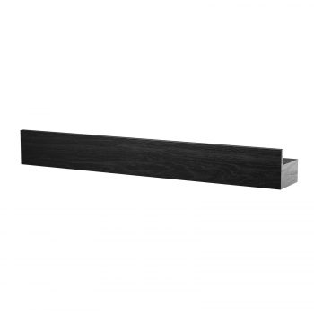 byWirth Magnetic Wall Shelf Knife Rack Black Oak 40cm