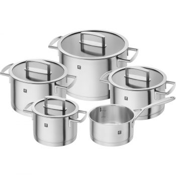 Zwilling Vitality Stainless Steel Pot Set 5 Piece