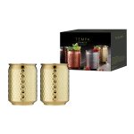 Tempa Spencer Hammered Tumbler 400ml Set of 2 (2 Colours)