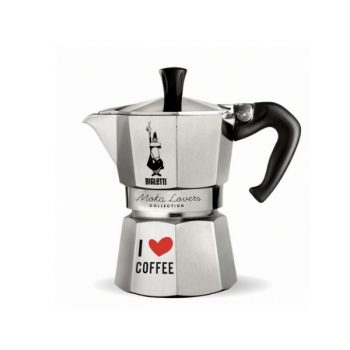 Bialetti Moka Express - Limited Edition I Love Coffee 3 Cup