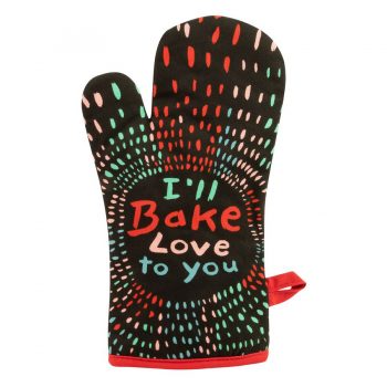 Blue Q Novelty Single Oven Glove 'I'll Bake Love To You'