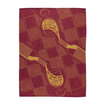 Blue Q Novelty Tea Towel 'No Thank You Ok Maybe Just A Little Bit'