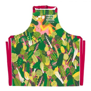 Blue Q Novelty Apron 'Greens Aren't Boring. You're Boring'