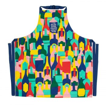 Blue Q Novelty Apron 'Heard Good Things About Wine'