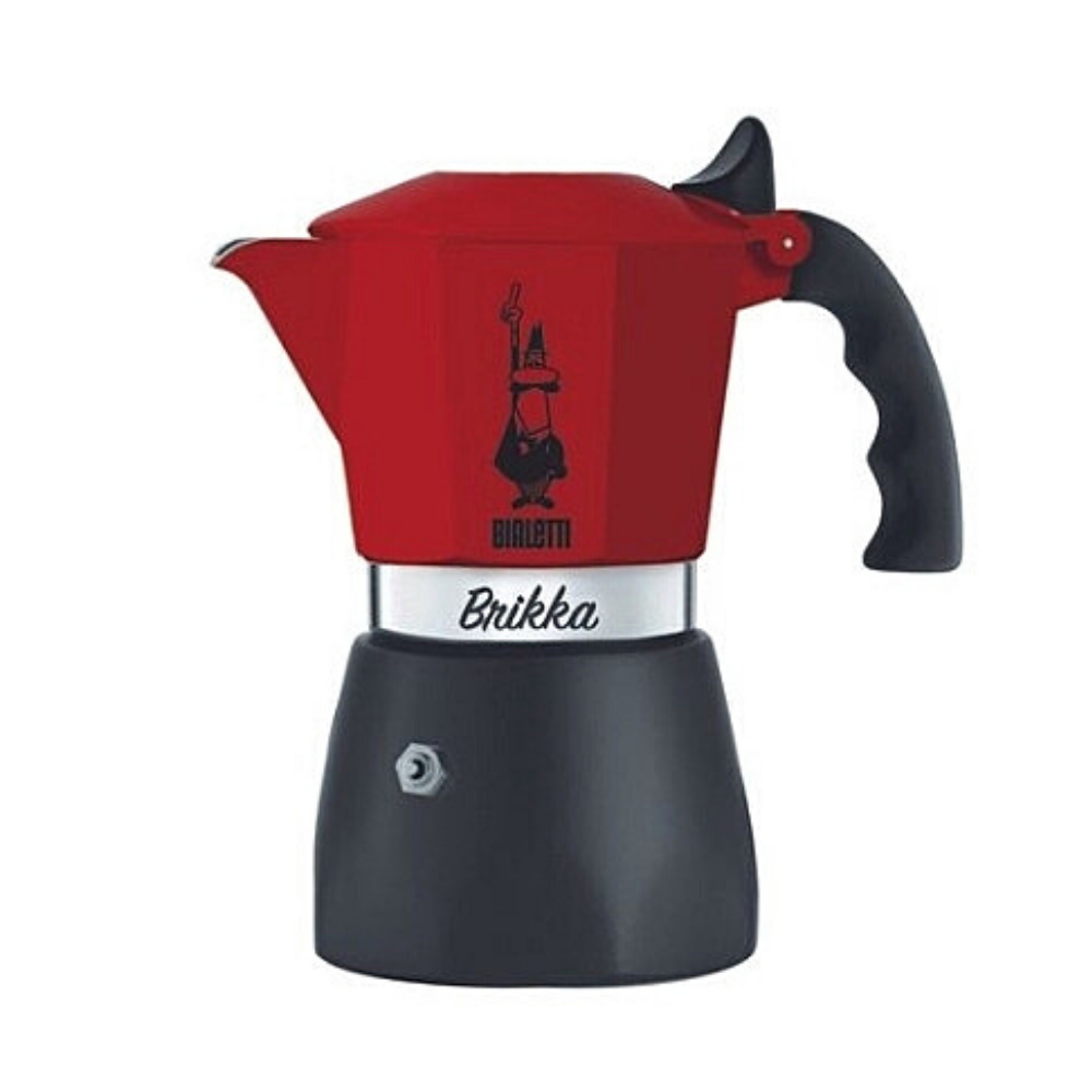 Bialetti Brikka Limited Edition Red 4 Cup Chef's Complements