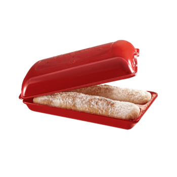Emile Henry Ciabatta Baker Burgundy 39cm