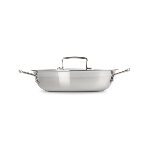 Le Creuset 3-ply Stainless Steel Shallow Casserole 24cm Product Image 6