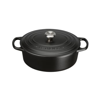 Le Creuset Cast Iron Casserole 25cm Satin Black