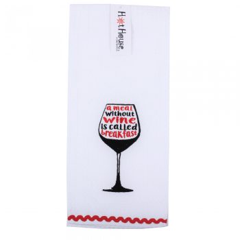Hot House Meal Without Wine Tea Towel