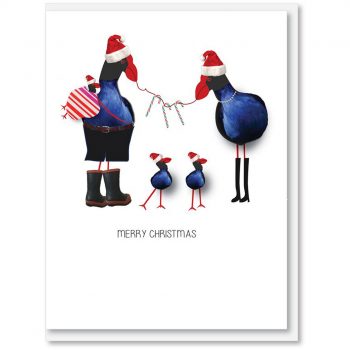i candy Card Kiwi Christmas - Pukeko Whanau
