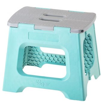 Vigar Foldable Stool Turquoise (2 Sizes)