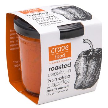 Crave Roasted Capsicum & Smoked Paprika Pesto 120g