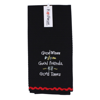 Hot House Good Wines Tea Towel