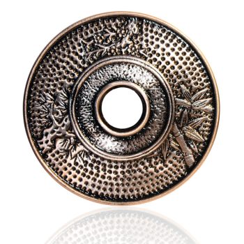 Silver Cherry Blossom Cast Iron Trivet 18cm
