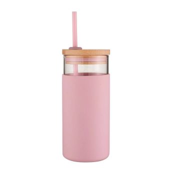 12438 Glass Smoothie Tumbler, 580ml – Pink