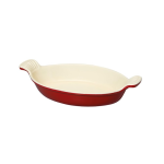 Chasseur Cast Iron Oval Serving Dish Red