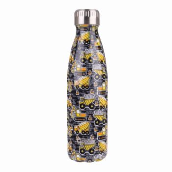 Oasis Insulated Stainless Steel Drink Bottle Construction Zone (2 Sizes)