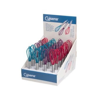 98667 – Cuisena Mini Silicone Whisks CDU24 – HR