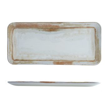 Dudson Finca Sandstone Organic Rectangular Coupe Plate (2 Sizes)