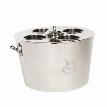 San Ponti 4 Bottle Silver Wine Cooler