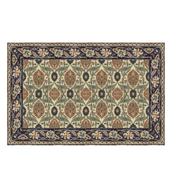 Beija Flor Armenian Orange Vinyl Placemat 33x50cm