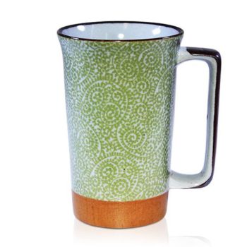 Green Spiral Tall Mug 400ml