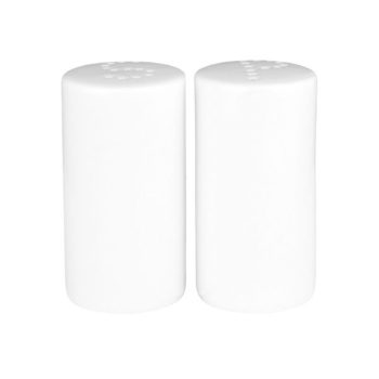 Wilkie Brothers New Bone Porcelain Salt & Pepper Set
