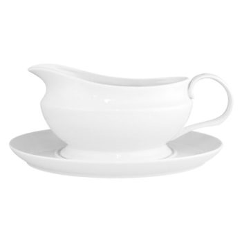 Wilkie Brothers New Bone Porcelain Gravy Boat / 550ml