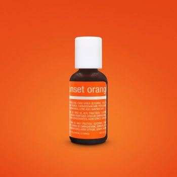 Chefmaster Liqua-Gel Food Colouring Sunset Orange 20ml