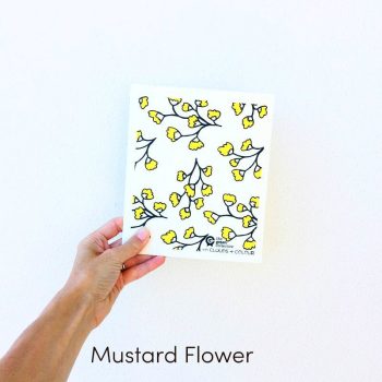 SPRUCE Dishcloth Mustard Flower