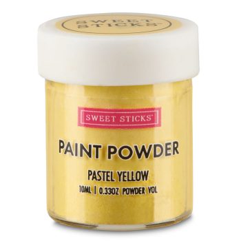 Sweet Sticks Paint Powder Pastel Yellow 10ml