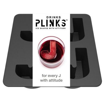 DrinksPlinks Ice Cube Tray Letter J