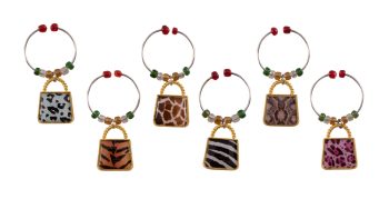 Avanti Safari Wine Charms Set of 6