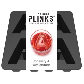 DrinksPlinks Ice Cube Tray Letter A