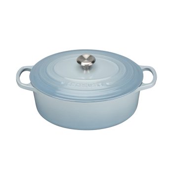 Le Creuset Cast Iron Casserole 27cm Coastal Blue