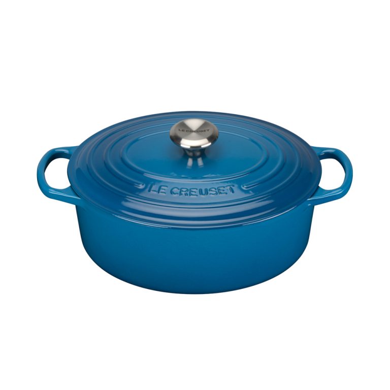 Le Creuset Cast Iron Casserole 27cm Marseille Blue