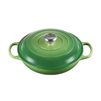 Le Creuset Cast Iron Shallow Casserole 26cm Bamboo