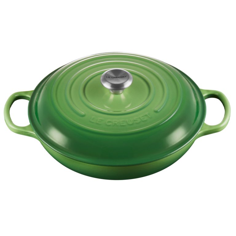 Le Creuset Cast Iron Shallow Casserole 30cm Bamboo