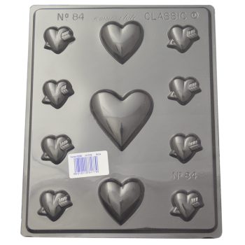 Heart Variety Mould 12 Cavity