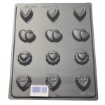 Assorted Sweet Hearts Mould 12 Cavity