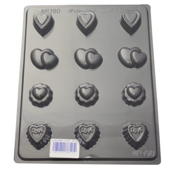 Assorted Sweet Hearts Mould 12 Cavity