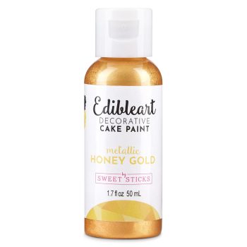 Sweet Sticks Edibleart Paint Metallic Honey Gold 50ml
