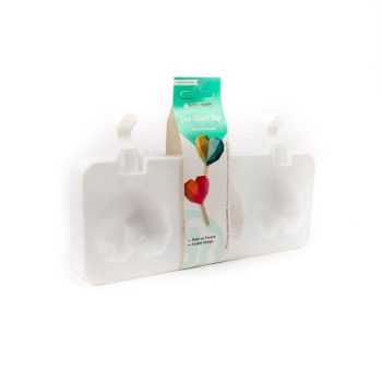 Sugar Crafty Geo Hearts Pop Silicone Mould 3 Cavity