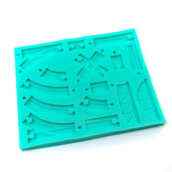 Train Tracks Silicone Mould