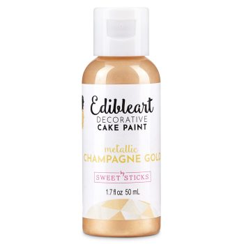 Sweet Sticks Edibleart Paint Metallic Champagne Gold 50ml