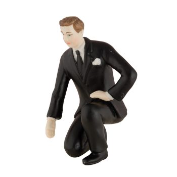 Groom Lending a Hand Figurine 90mm