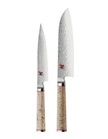 625153 – 500FCD Birchwood Set 2 Santoku 18cm, Shotoh 13cm – HR