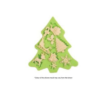 Silicone Mould Christmas Assorted Tree