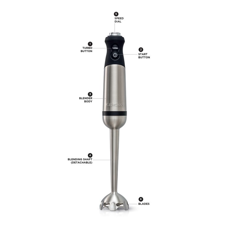 All-Clad Kz750d Stainless Steel Immersion Blender with Detachable Shaft